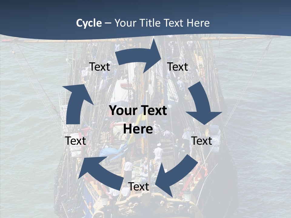 Swedish Wooden Sea PowerPoint Template