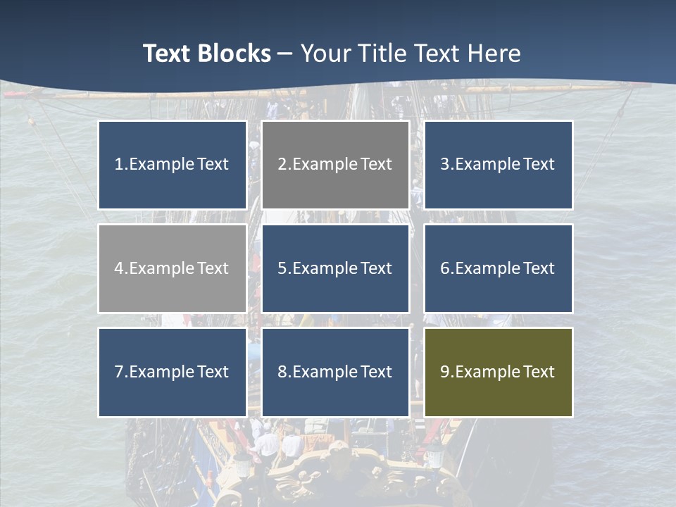 Swedish Wooden Sea PowerPoint Template