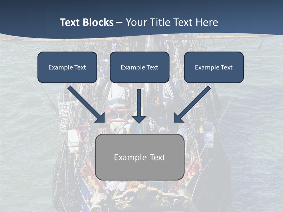 Swedish Wooden Sea PowerPoint Template