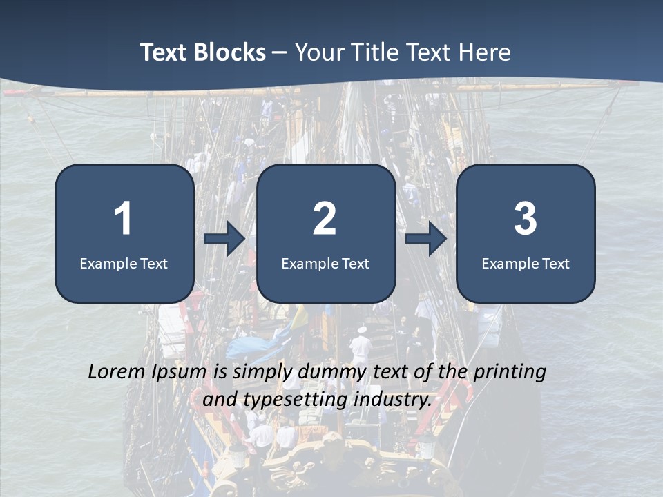 Swedish Wooden Sea PowerPoint Template