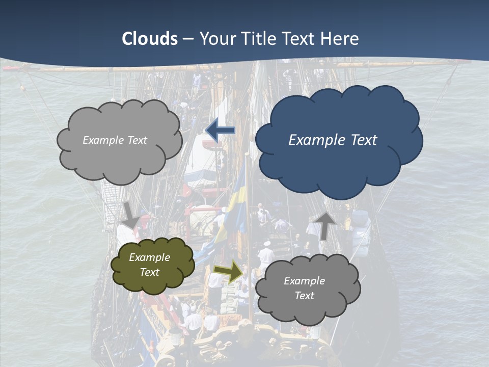 Swedish Wooden Sea PowerPoint Template