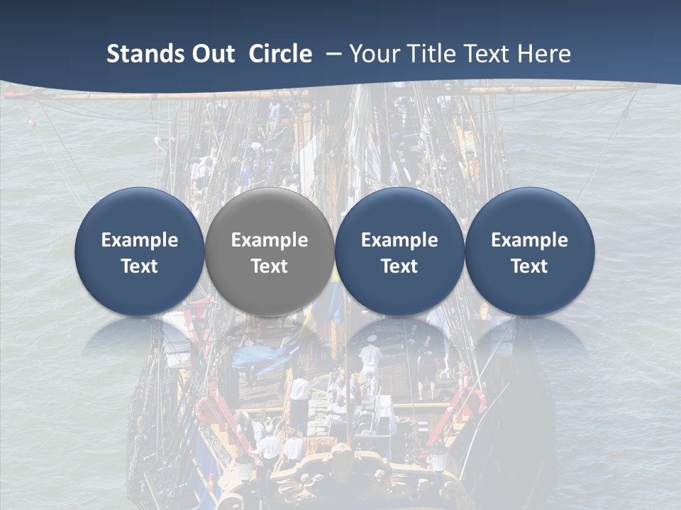 Swedish Wooden Sea PowerPoint Template