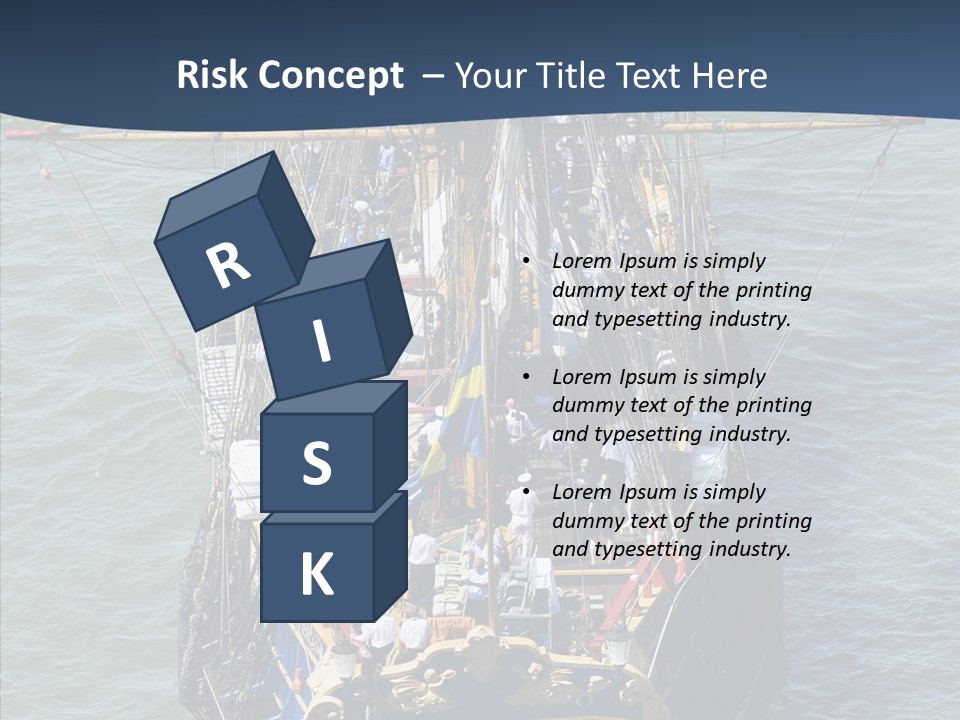 Swedish Wooden Sea PowerPoint Template