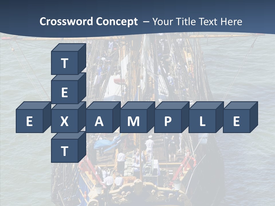 Swedish Wooden Sea PowerPoint Template