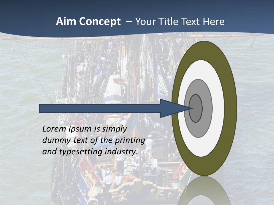 Swedish Wooden Sea PowerPoint Template