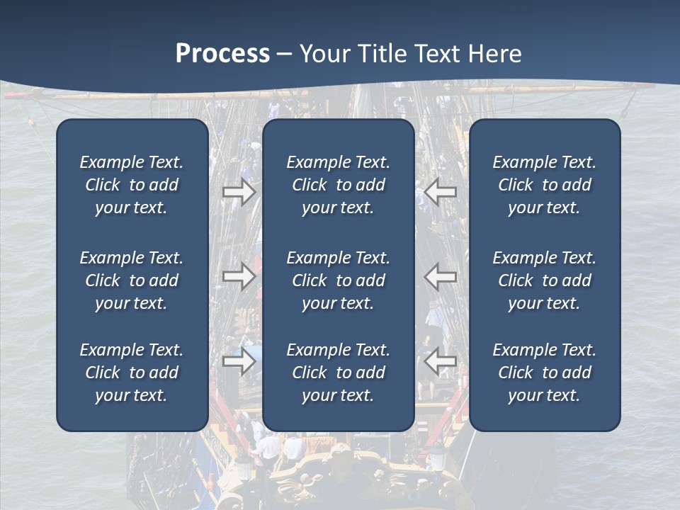 Swedish Wooden Sea PowerPoint Template