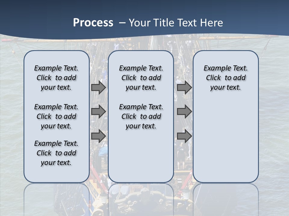 Swedish Wooden Sea PowerPoint Template