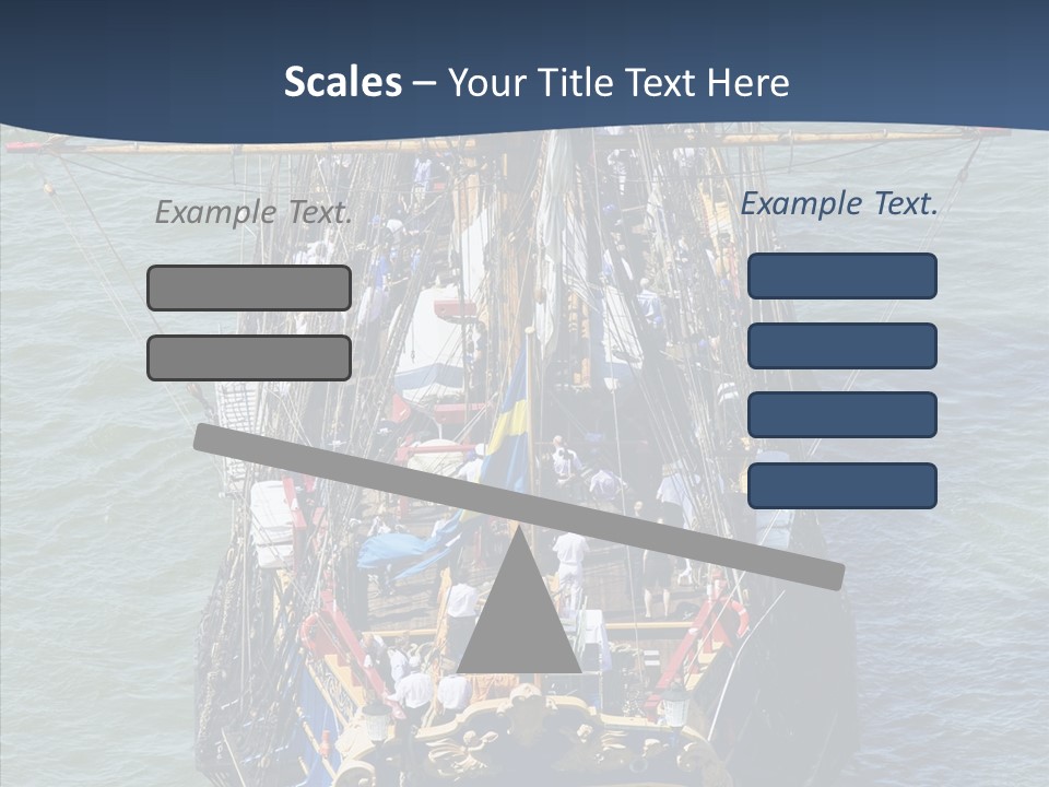 Swedish Wooden Sea PowerPoint Template