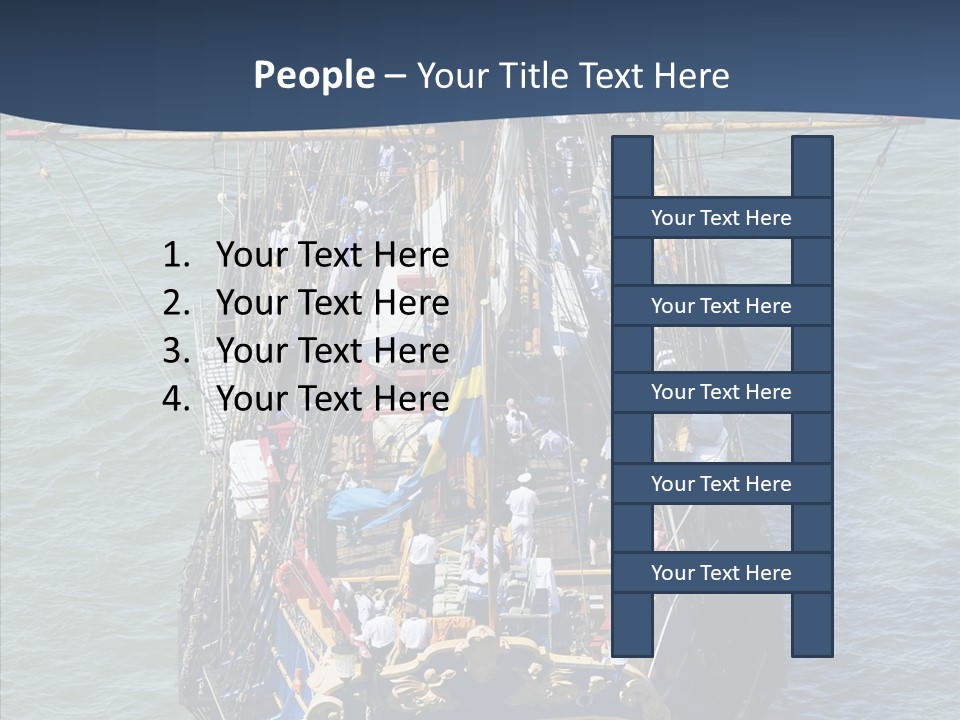 Swedish Wooden Sea PowerPoint Template