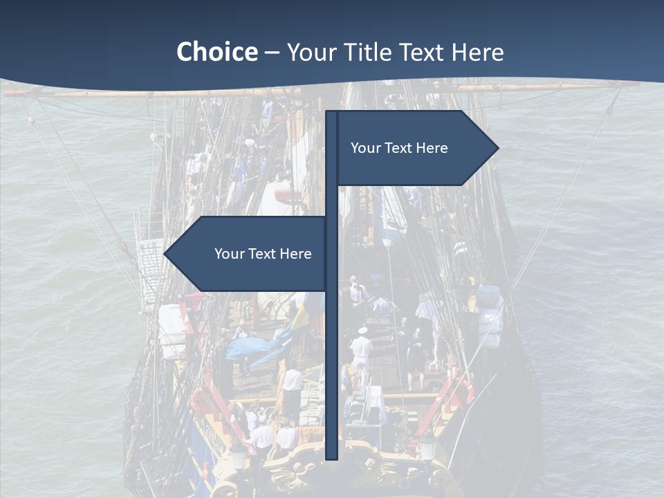 Swedish Wooden Sea PowerPoint Template