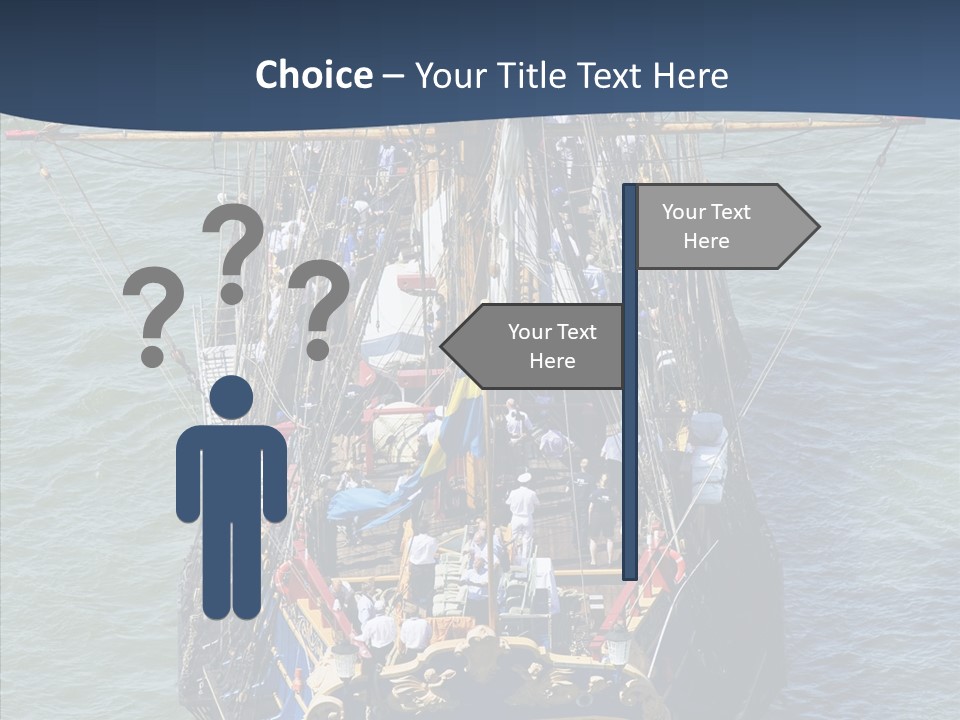 Swedish Wooden Sea PowerPoint Template