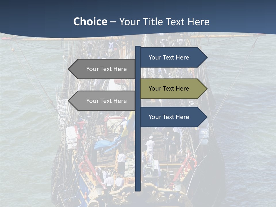 Swedish Wooden Sea PowerPoint Template