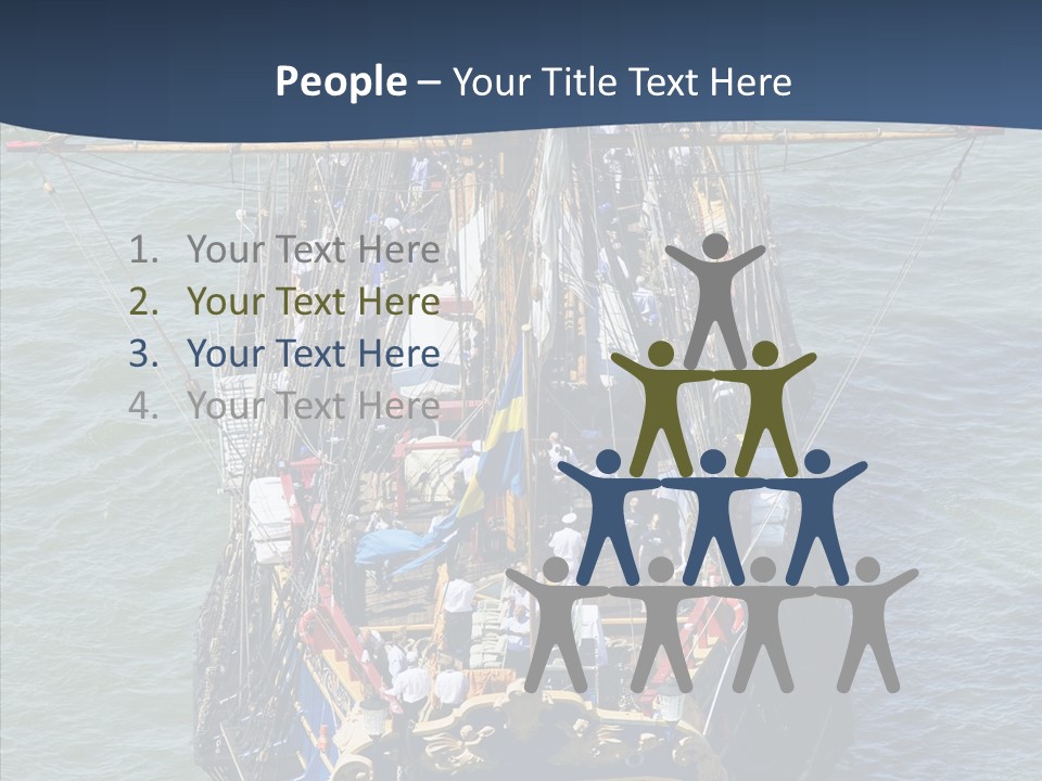 Swedish Wooden Sea PowerPoint Template