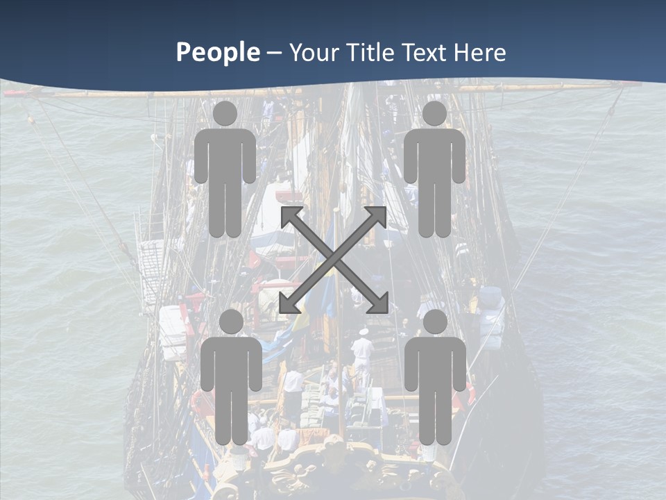 Swedish Wooden Sea PowerPoint Template