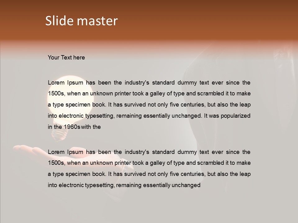Creativity Present Business PowerPoint Template