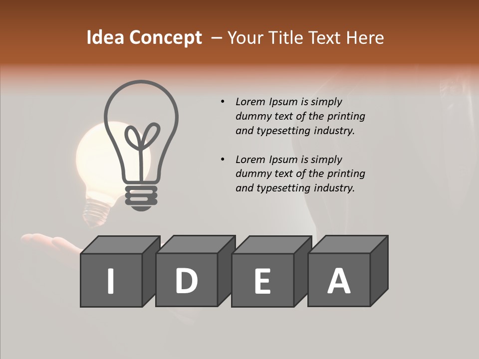 Creativity Present Business PowerPoint Template