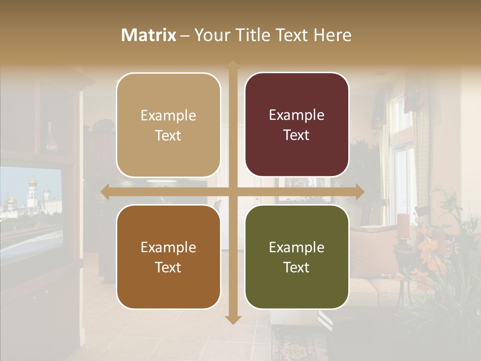 Home Style Armchair PowerPoint Template