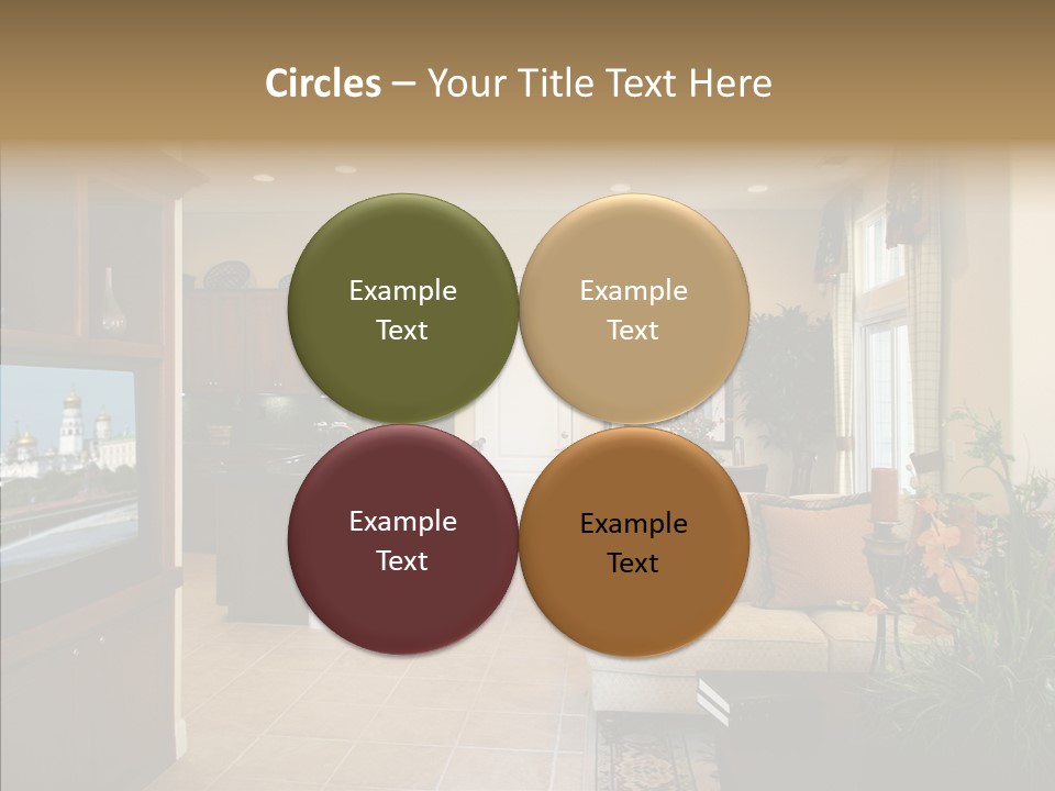 Home Style Armchair PowerPoint Template