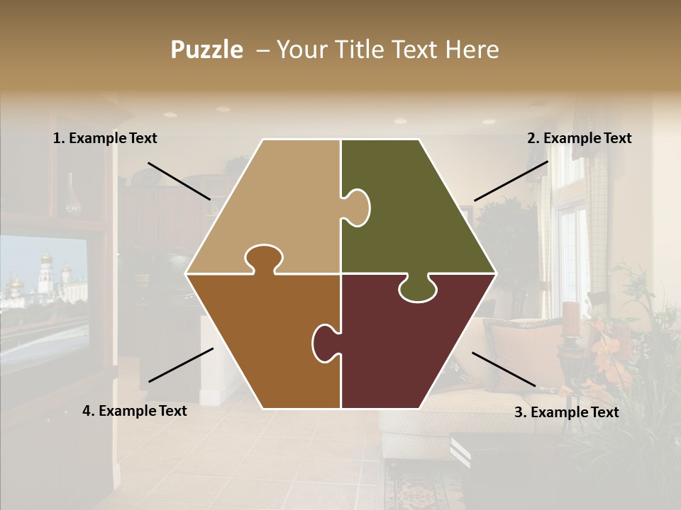 Home Style Armchair PowerPoint Template