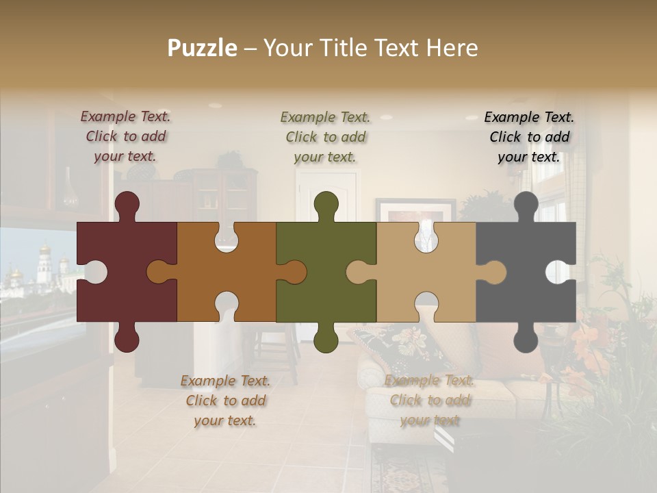 Home Style Armchair PowerPoint Template