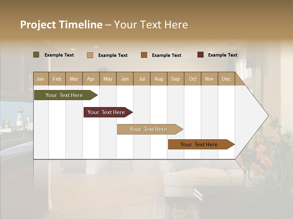 Home Style Armchair PowerPoint Template