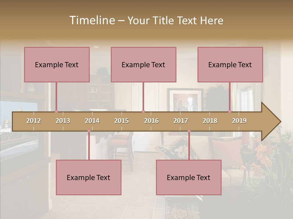 Home Style Armchair PowerPoint Template