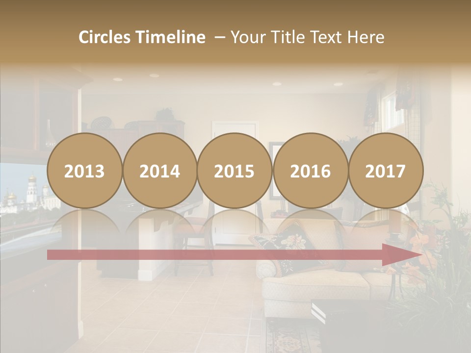 Home Style Armchair PowerPoint Template