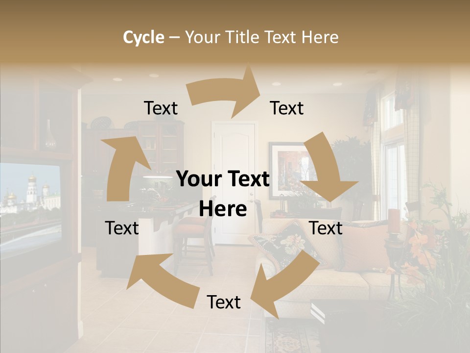 Home Style Armchair PowerPoint Template