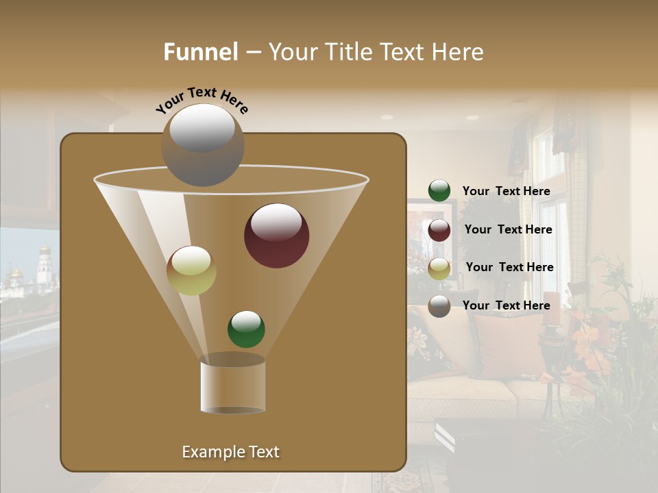 Home Style Armchair PowerPoint Template