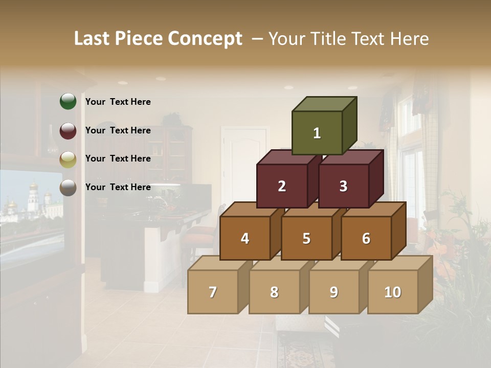 Home Style Armchair PowerPoint Template