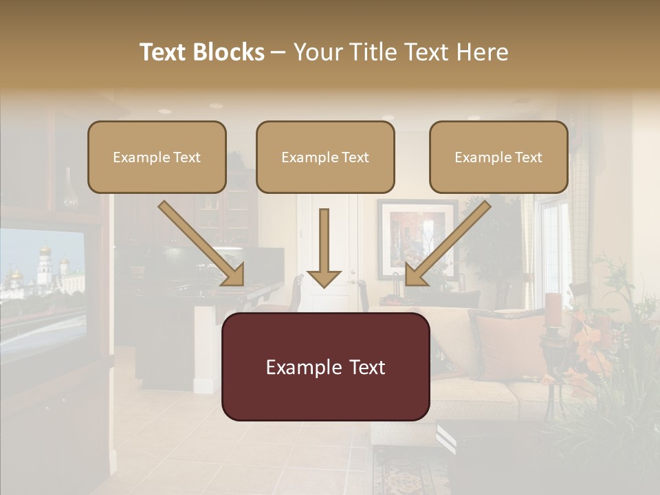 Home Style Armchair PowerPoint Template