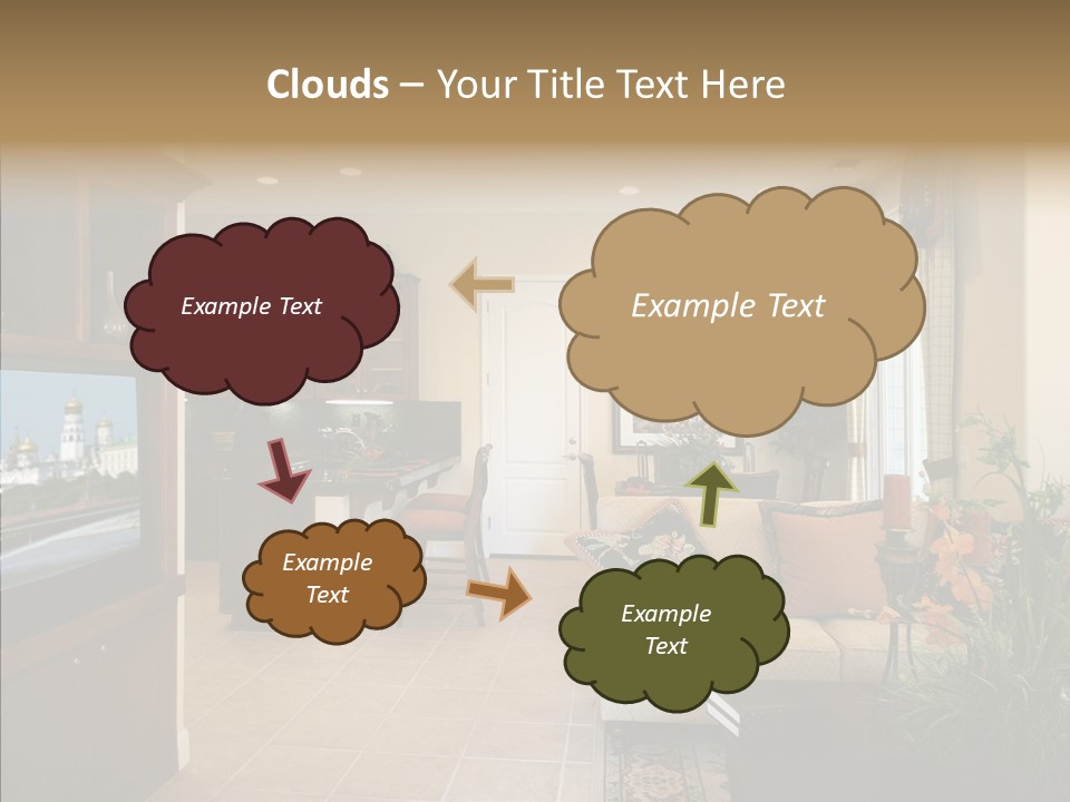 Home Style Armchair PowerPoint Template