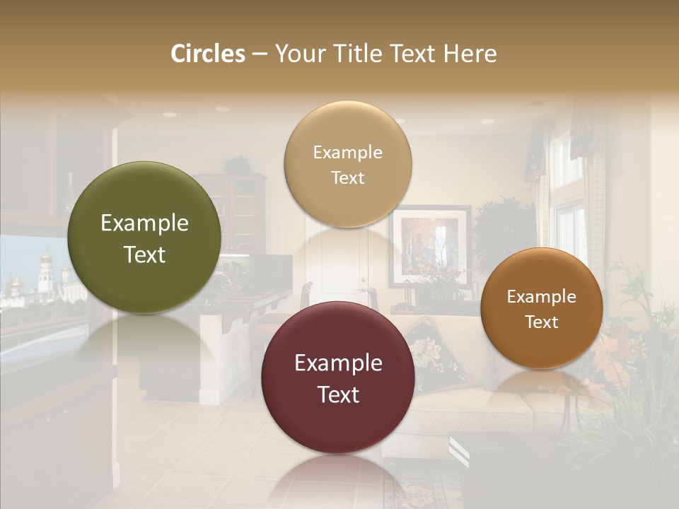 Home Style Armchair PowerPoint Template