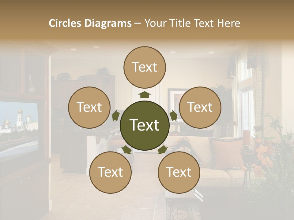 Home Style Armchair PowerPoint Template