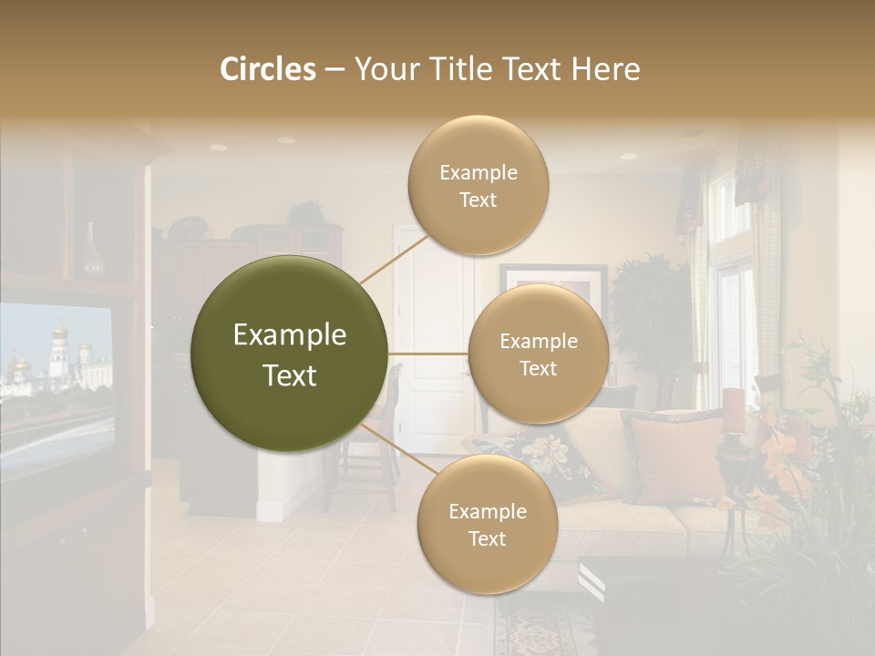 Home Style Armchair PowerPoint Template