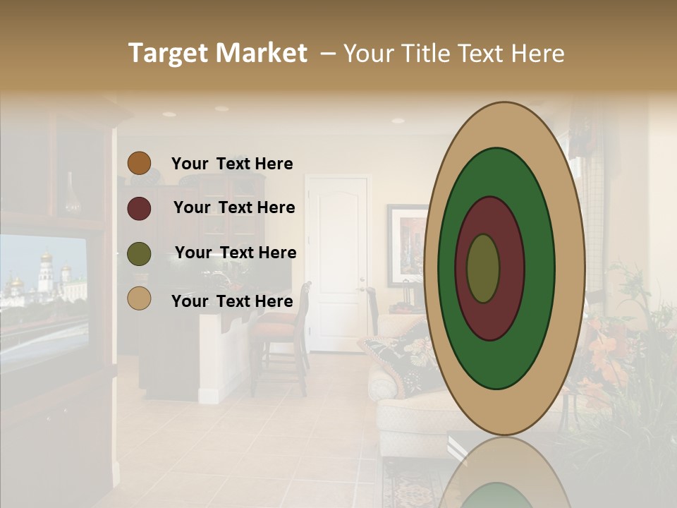 Home Style Armchair PowerPoint Template