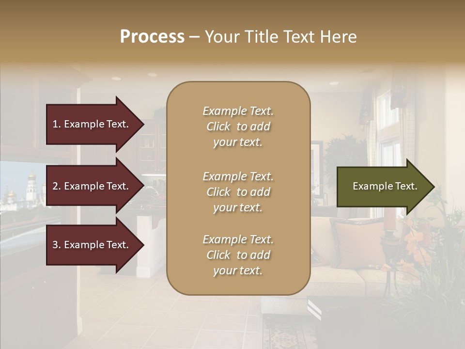Home Style Armchair PowerPoint Template
