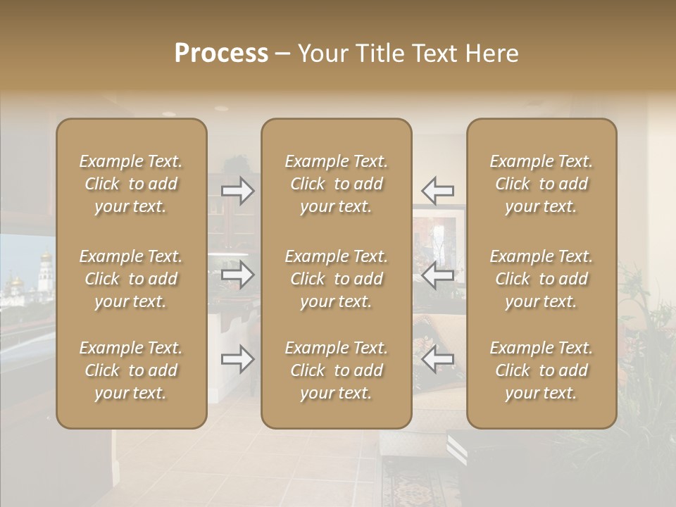 Home Style Armchair PowerPoint Template