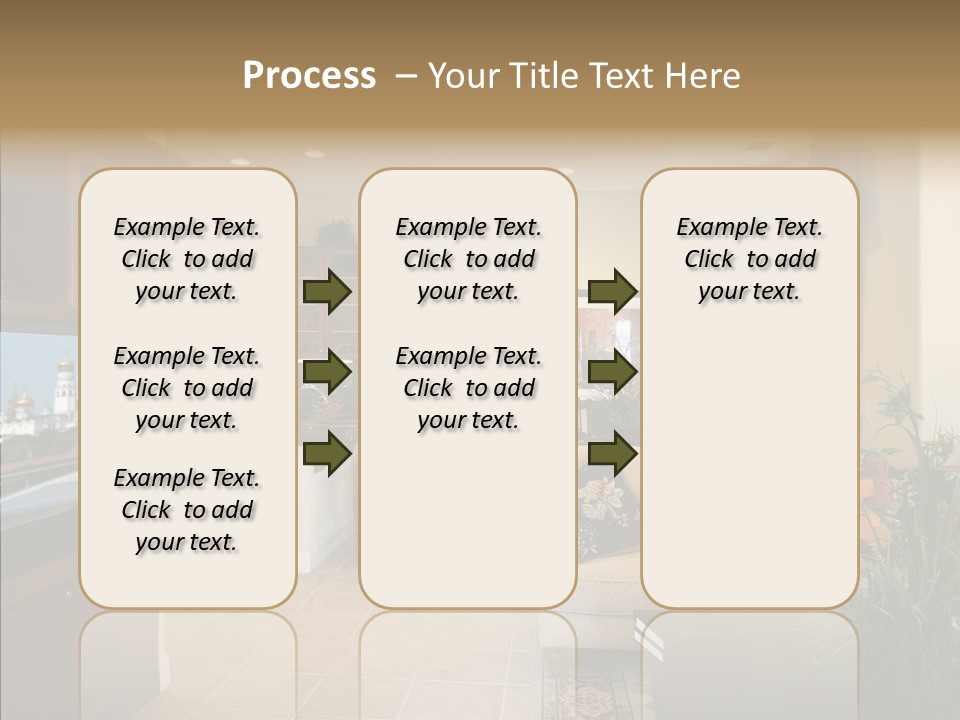 Home Style Armchair PowerPoint Template