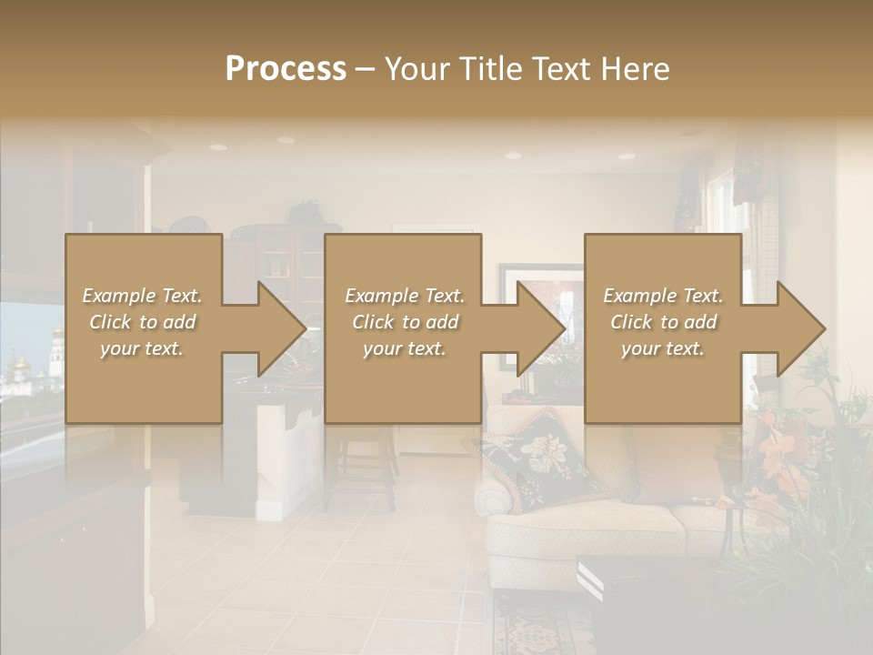 Home Style Armchair PowerPoint Template