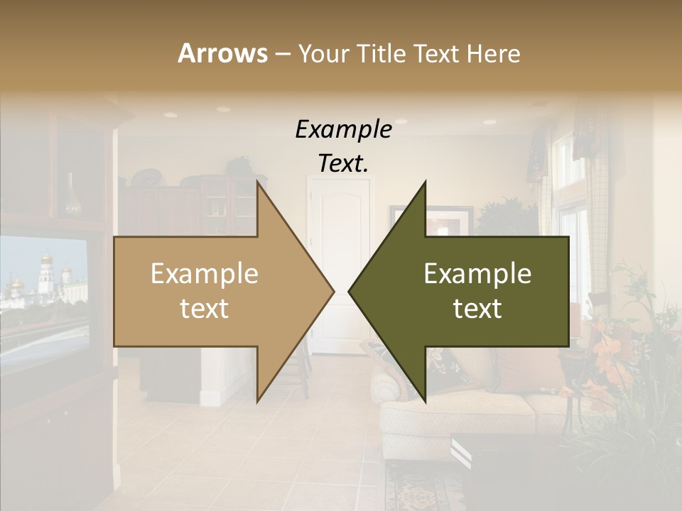 Home Style Armchair PowerPoint Template