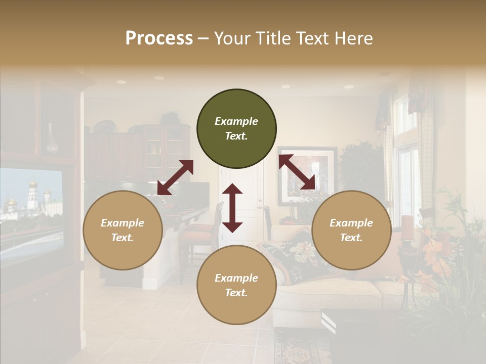 Home Style Armchair PowerPoint Template