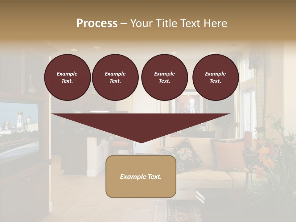 Home Style Armchair PowerPoint Template
