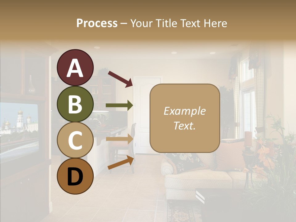 Home Style Armchair PowerPoint Template