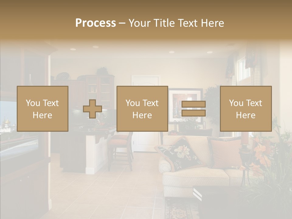 Home Style Armchair PowerPoint Template