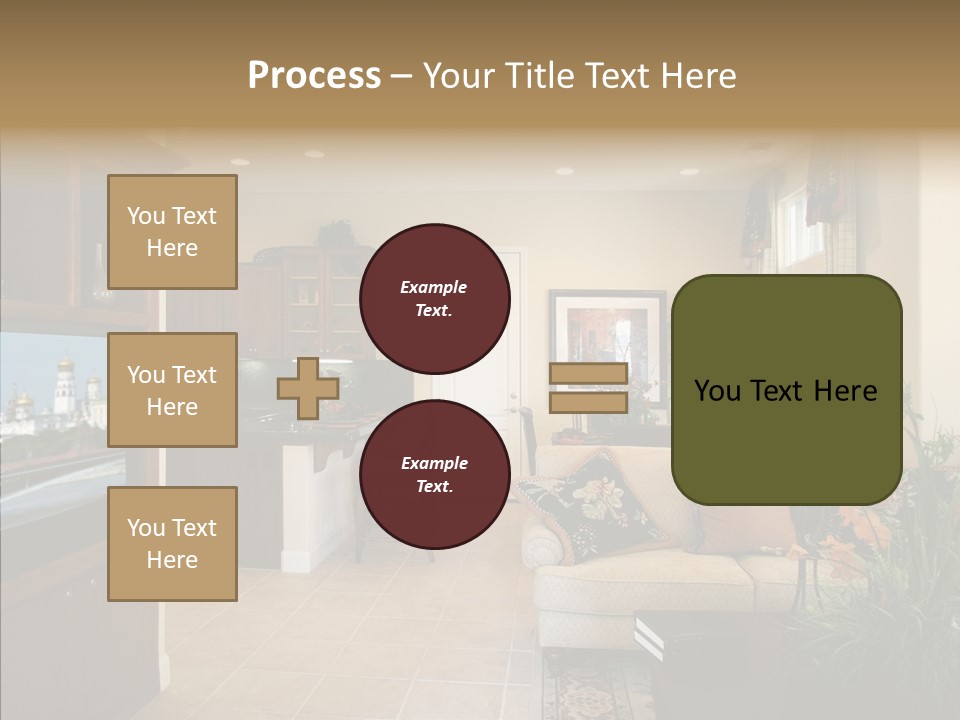 Home Style Armchair PowerPoint Template