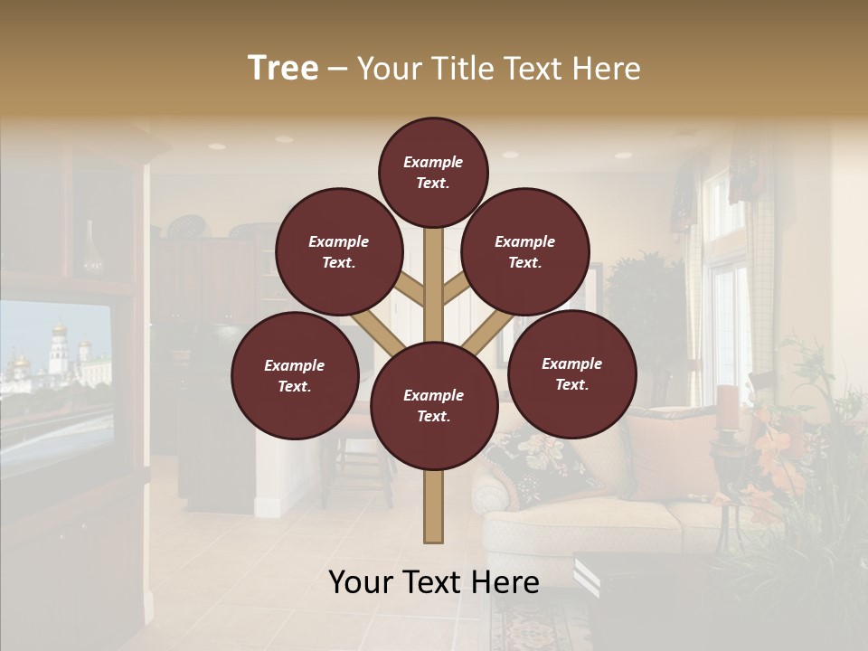 Home Style Armchair PowerPoint Template