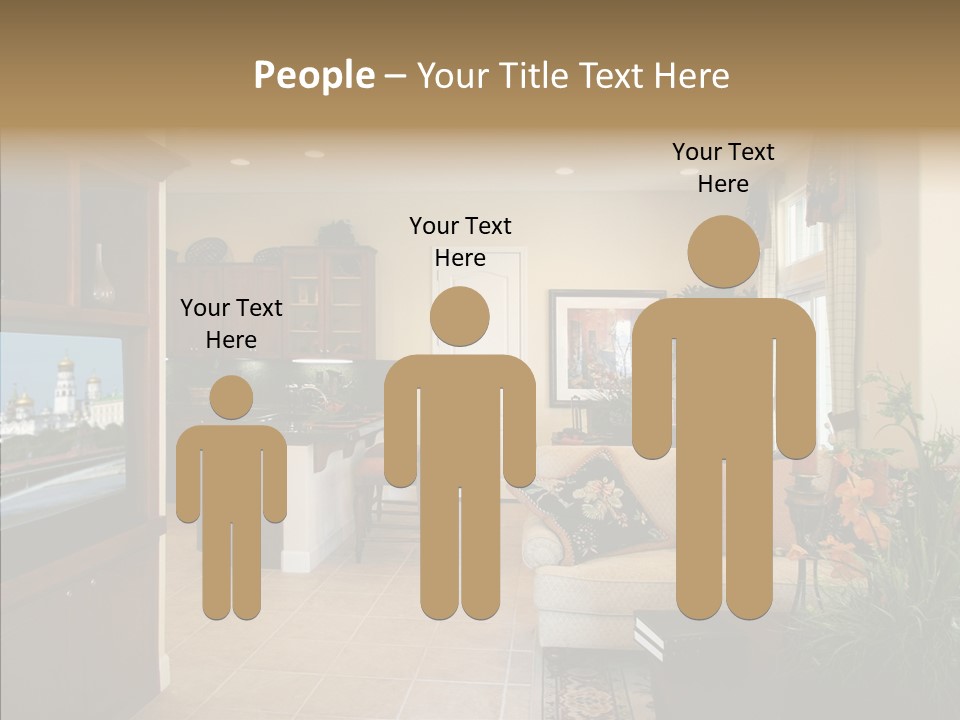 Home Style Armchair PowerPoint Template