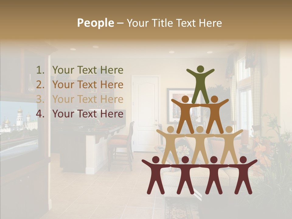 Home Style Armchair PowerPoint Template