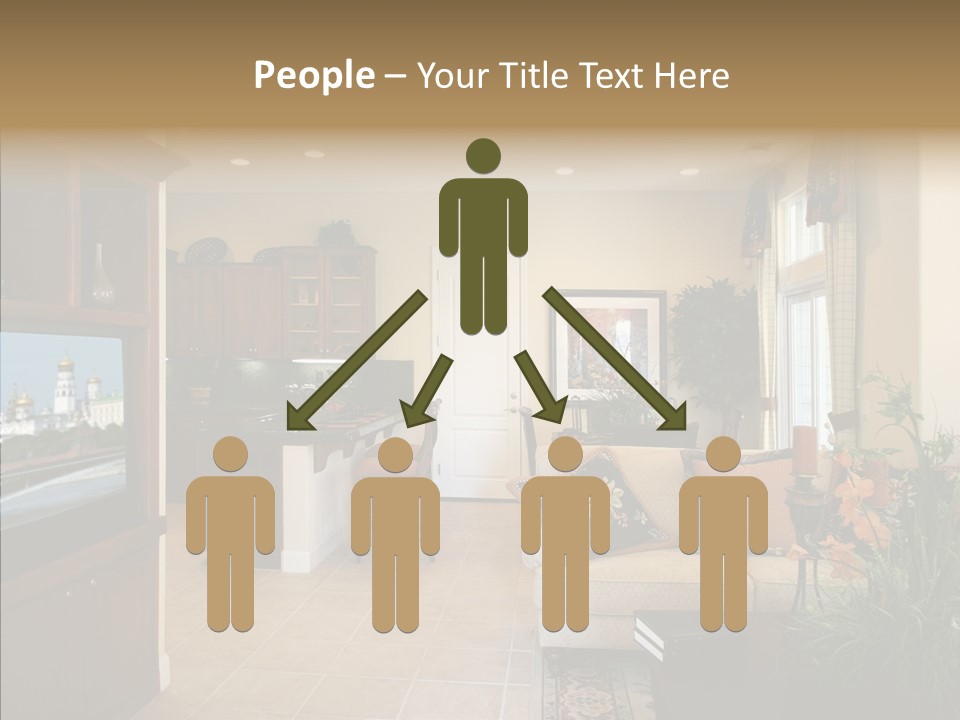 Home Style Armchair PowerPoint Template